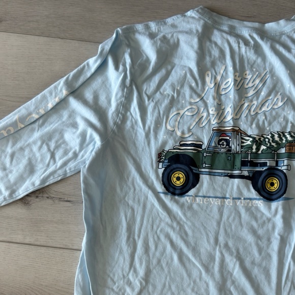 Vineyard vines men’s long sleeve Christmas shirt - Picture 2 of 6